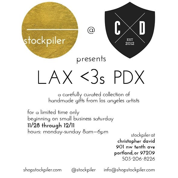 Stockpiler LAX - PDX - Debbie Bean